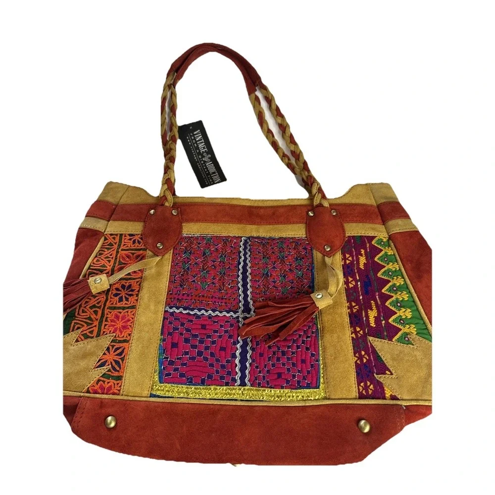 New‎ Vintage Addiction Suede Boho Handbag